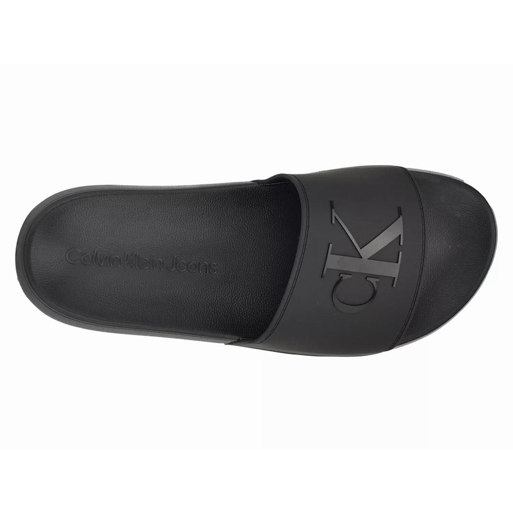 Calvin Klein Wiston Black Slide Sandal NWOB Size 9